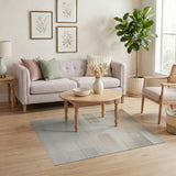 Geometric Modern Beige Neutral Geometric Patchwork Area Rug