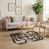 Winding Raceway Area Rug
