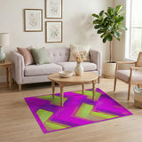 Sparkling Zigzag Geometric Area Rug