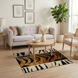 Bold Tiger Stripe Area Rug