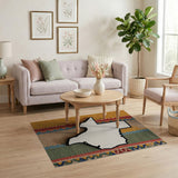 Texas Silhouette Multi-Color Southwestern Rug