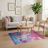 Magical Pink Unicorn Kids Area Rug