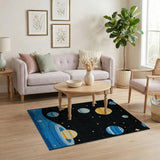 Kids Cosmic Planets Area Rug