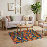 Rainbow Suitcase Adventure Area Rug