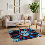 Nautical Lighthouse Anchor Coastal Rug