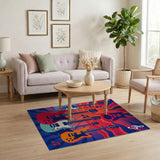 Psychedelic Electric Guitars Area Rug