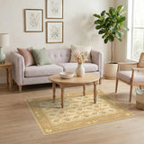 Beige Floral Vintage No. 5 Area Rug