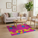 Fruit Pattern Multi-color and Patterns Vibrant Cherry Fruit Pattern Area Rug
