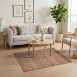 Terracotta Zigzag Southwestern Area Rug