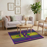 Mardi Gras Masquerade Mask Area Rug