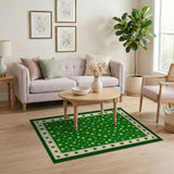 Emerald Shamrock Scatter Area Rug