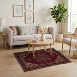 Medallion Red Persian Medallion Area Rug