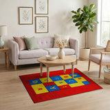 Vibrant ABC Letters Kids Area Rug