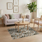 Whimsical Wildflower Floral Area Rug