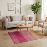 Multi-color and Patterns Sunset Ombre Striped Area Rug