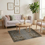Leopard Spot Brown Tan Area Rug