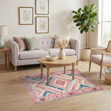 Heritage Tribal Pink Heritage Tribal Area Rug