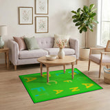 Vibrant Multi-Color Alphabet Letters Kids Rug