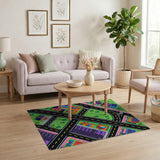 Vibrant City Street Kids Cartoon Area Rug
