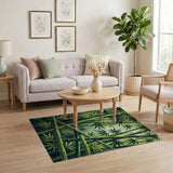 Serene Bamboo Forest Area Rug