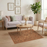 Distressed Vintage Distressed Vintage Orange Area Rug