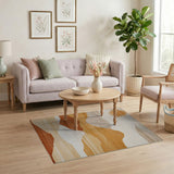 Southwestern Sun Over Layered Mountains Rug