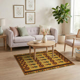 Southwestern Flute Players Area Rug