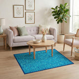 Blue Swimming Pool Tile Mosaic Area Rug