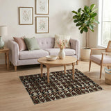 Tribal Arrow and Tree Pattern Area Rug