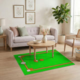 Playful Baseball Field Kids Area Rug