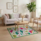 Dinosaur ABC Alphabet Kids Area Rug