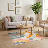 Vibrant Arch Geometric Area Rug