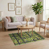 Playful Cartoon Neighborhood Map Area Rug