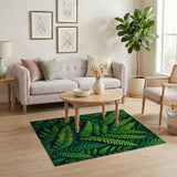 Lush Layered Fern Area Rug