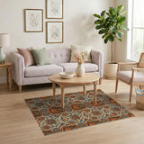 Multi-Color Geometric Backpack Area Rug