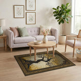 Golden Tree of Life Celtic Heritage Rug