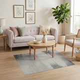 Abstract Area Sweeping Grey Abstract Area Rug