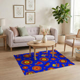 Kids Emergency Vehicles Cartoon Pattern Rug
