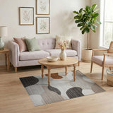 Abstract Area Abstract Organic Neutral Area Rug
