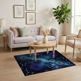 Cosmic Galaxy Tribal Dot Art Rug