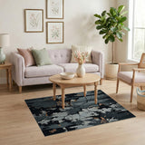 Distressed Grey Peeling Plaster Brick Rug