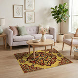Ornate Persian Mandala Area Rug