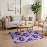 Rainbow Cat Collar Kids Area Rug