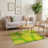Vibrant Lemon Slices Area Rug