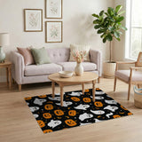 Cute Kawaii Ghosts Pumpkins Halloween Rug