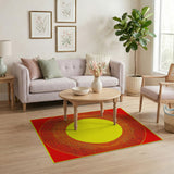 Radiant Sunburst Geometric Multi-color and Patterns Area Rug