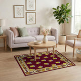 Ornate Popcorn Bucket Area Rug