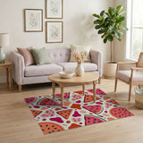 Playful Watermelon Slices Area Rug