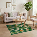 Southwestern Southwestern Cactus Garden Area Rug