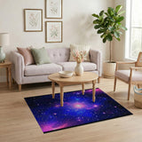 Cosmic Galaxy Nebula Area Rug